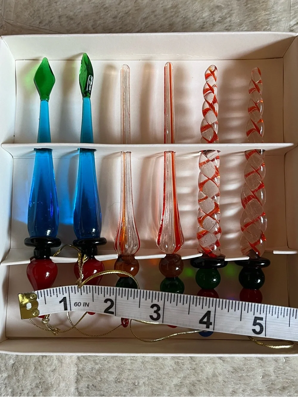 Vintage Pier 1 Icicle Ornaments